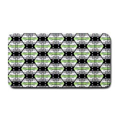 Hackers Town Void Mantis Hexagon Agender Pride Flag Medium Bar Mats by WetdryvacsLair