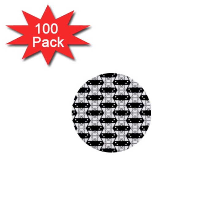 Hackers Town Void Mantis Hexagon Agender Rumpus Parable 2 Pride Flag 1  Mini Buttons (100 pack) 