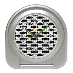 Hackers Town Void Mantis Hexagon Agender Rumpus Parable 2 Pride Flag Travel Alarm Clock by WetdryvacsLair