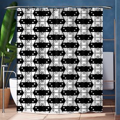 Hackers Town Void Mantis Hexagon Agender Rumpus Parable 2 Pride Flag Shower Curtain 60  X 72  (medium)  by WetdryvacsLair