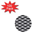 Hackers Town Void Mantis Hexagon Agender Rumpus Parable Pride Flag 1  Mini Buttons (100 pack)  Front