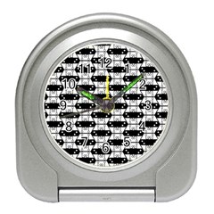 Hackers Town Void Mantis Hexagon Agender Rumpus Parable Pride Flag Travel Alarm Clock by WetdryvacsLair