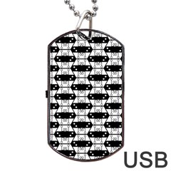 Hackers Town Void Mantis Hexagon Agender Rumpus Parable Pride Flag Dog Tag Usb Flash (one Side) by WetdryvacsLair