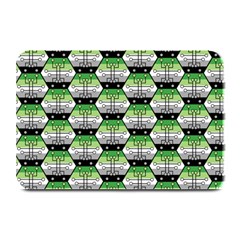 Hackers Town Void Mantis Hexagon Aromantic Pride Flag Plate Mats by WetdryvacsLair