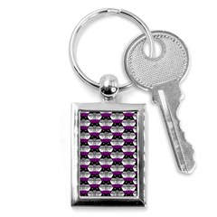 Hackers Town Void Mantis Hexagon Asexual Ace Pride Flag Key Chain (rectangle) by WetdryvacsLair