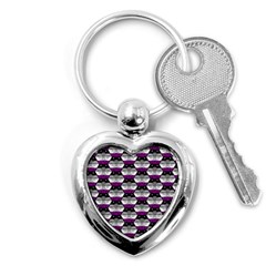 Hackers Town Void Mantis Hexagon Asexual Ace Pride Flag Key Chain (heart) by WetdryvacsLair