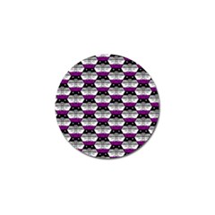 Hackers Town Void Mantis Hexagon Asexual Ace Pride Flag Golf Ball Marker by WetdryvacsLair