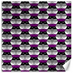 Hackers Town Void Mantis Hexagon Asexual Ace Pride Flag Canvas 20  X 20  by WetdryvacsLair