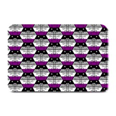 Hackers Town Void Mantis Hexagon Asexual Ace Pride Flag Plate Mats by WetdryvacsLair