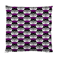 Hackers Town Void Mantis Hexagon Asexual Ace Pride Flag Standard Cushion Case (one Side) by WetdryvacsLair