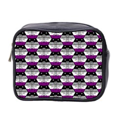 Hackers Town Void Mantis Hexagon Asexual Ace Pride Flag Mini Toiletries Bag (two Sides) by WetdryvacsLair