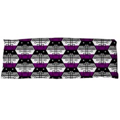 Hackers Town Void Mantis Hexagon Asexual Ace Pride Flag Body Pillow Case (dakimakura) by WetdryvacsLair