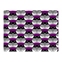 Hackers Town Void Mantis Hexagon Asexual Ace Pride Flag Double Sided Flano Blanket (mini)  by WetdryvacsLair