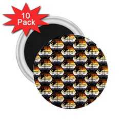 Hackers Town Void Mantis Hexagon Bear Pride Flag 2 25  Magnets (10 Pack)  by WetdryvacsLair