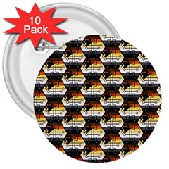 Hackers Town Void Mantis Hexagon Bear Pride Flag 3  Buttons (10 Pack)  by WetdryvacsLair