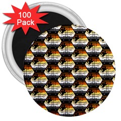 Hackers Town Void Mantis Hexagon Bear Pride Flag 3  Magnets (100 Pack) by WetdryvacsLair