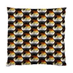 Hackers Town Void Mantis Hexagon Bear Pride Flag Standard Cushion Case (two Sides) by WetdryvacsLair