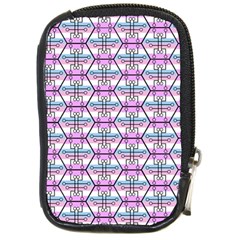 Hackers Town Void Mantis Hexagon Bigender Pride Flag Compact Camera Leather Case by WetdryvacsLair