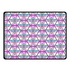 Hackers Town Void Mantis Hexagon Bigender Pride Flag Fleece Blanket (small) by WetdryvacsLair