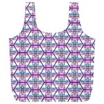 Hackers Town Void Mantis Hexagon Bigender Pride Flag Full Print Recycle Bag (XL) Front