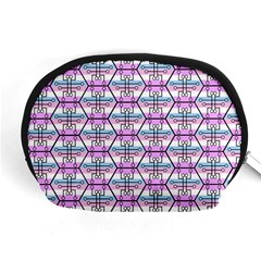 Hackers Town Void Mantis Hexagon Bigender Pride Flag Accessory Pouch (medium) by WetdryvacsLair