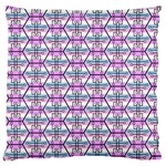 Hackers Town Void Mantis Hexagon Bigender Pride Flag Large Flano Cushion Case (Two Sides) Front