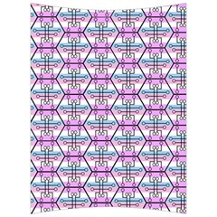 Hackers Town Void Mantis Hexagon Bigender Pride Flag Back Support Cushion by WetdryvacsLair