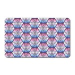 Hackers Town Void Mantis Hexagon Bigender Seven 7 Stripe Pride Flag Magnet (Rectangular) Front