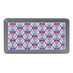 Hackers Town Void Mantis Hexagon Bigender Seven 7 Stripe Pride Flag Memory Card Reader (mini) by WetdryvacsLair