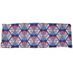 Hackers Town Void Mantis Hexagon Bigender Seven 7 Stripe Pride Flag Body Pillow Case (Dakimakura) Body Pillow Case