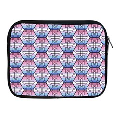 Hackers Town Void Mantis Hexagon Bigender Seven 7 Stripe Pride Flag Apple Ipad 2/3/4 Zipper Cases by WetdryvacsLair