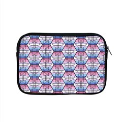 Hackers Town Void Mantis Hexagon Bigender Seven 7 Stripe Pride Flag Apple Macbook Pro 15  Zipper Case by WetdryvacsLair