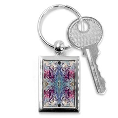 Abstract Arabesque Key Chain (rectangle) by kaleidomarblingart