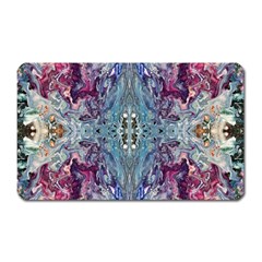 Abstract Arabesque Magnet (rectangular) by kaleidomarblingart