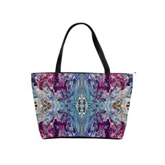 Abstract Arabesque Classic Shoulder Handbag by kaleidomarblingart