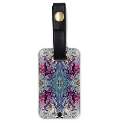 Abstract Arabesque Luggage Tag (one Side) by kaleidomarblingart