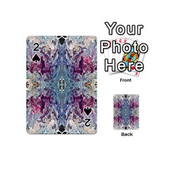 Abstract Arabesque Playing Cards 54 Designs (mini) by kaleidomarblingart