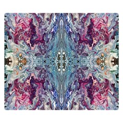 Abstract Arabesque Double Sided Flano Blanket (small)  by kaleidomarblingart