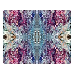 Abstract Arabesque Double Sided Flano Blanket (large)  by kaleidomarblingart