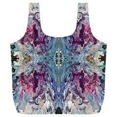 Abstract Arabesque Full Print Recycle Bag (xxxl) by kaleidomarblingart