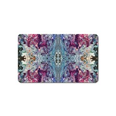 Abstract Kaleidoscope Magnet (name Card) by kaleidomarblingart