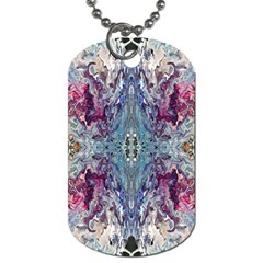 Abstract Kaleidoscope Dog Tag (two Sides) by kaleidomarblingart