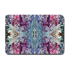 Abstract Kaleidoscope Small Doormat  by kaleidomarblingart