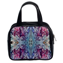 Abstract Kaleidoscope Classic Handbag (two Sides) by kaleidomarblingart