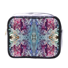 Abstract Kaleidoscope Mini Toiletries Bag (one Side) by kaleidomarblingart