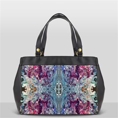 Abstract Kaleidoscope Oversize Office Handbag by kaleidomarblingart