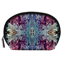 Abstract Kaleidoscope Accessory Pouch (large) by kaleidomarblingart