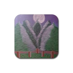 Purple Haze  Rubber Coaster (square) by Hayleyboop