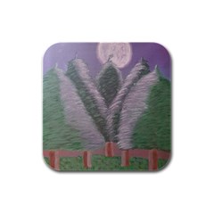 Purple Haze  Rubber Square Coaster (4 Pack) by Hayleyboop