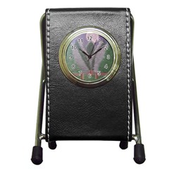 Purple Haze  Pen Holder Desk Clock by Hayleyboop